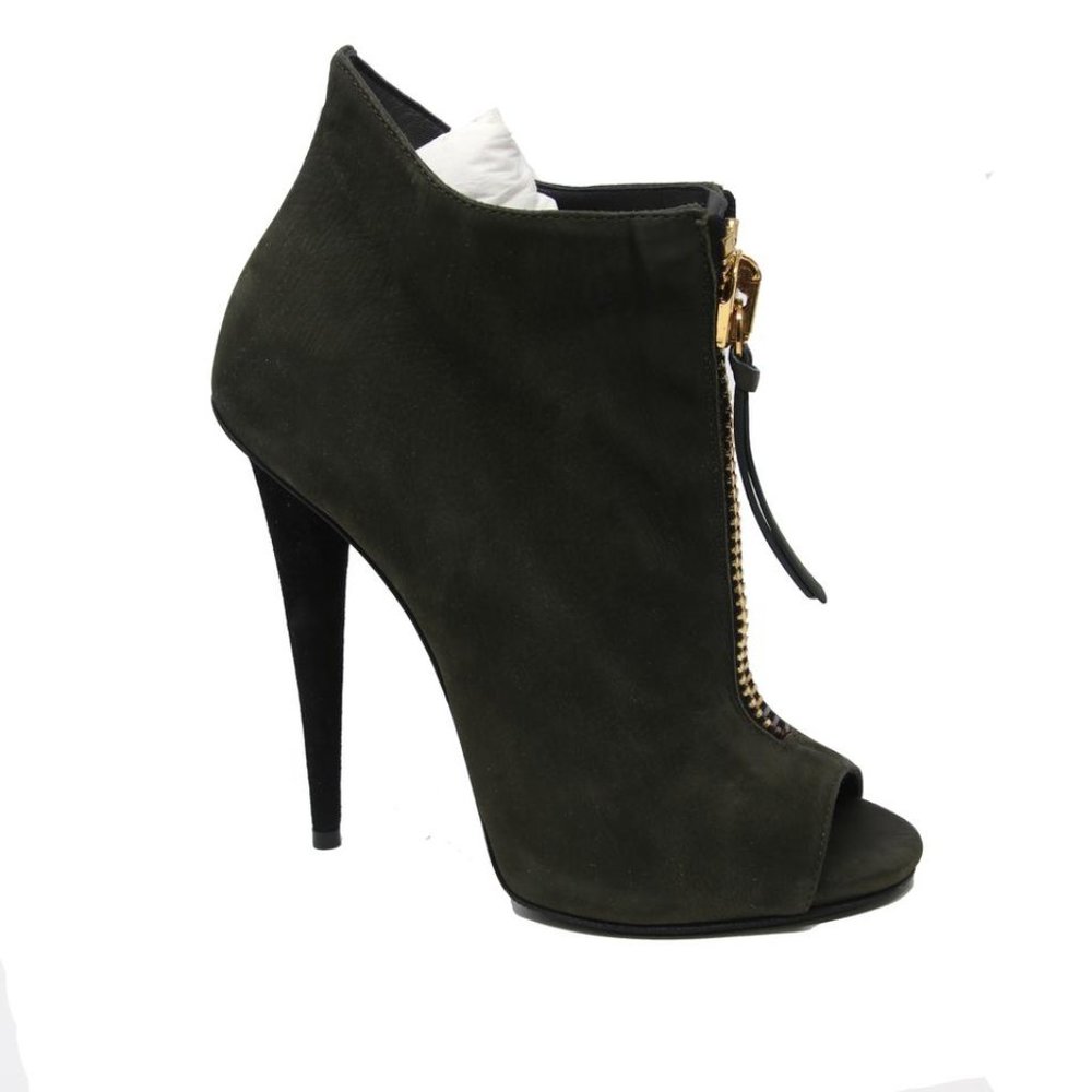Giuseppe Zanotti Olive 38 Booties GZ-1021P-0005